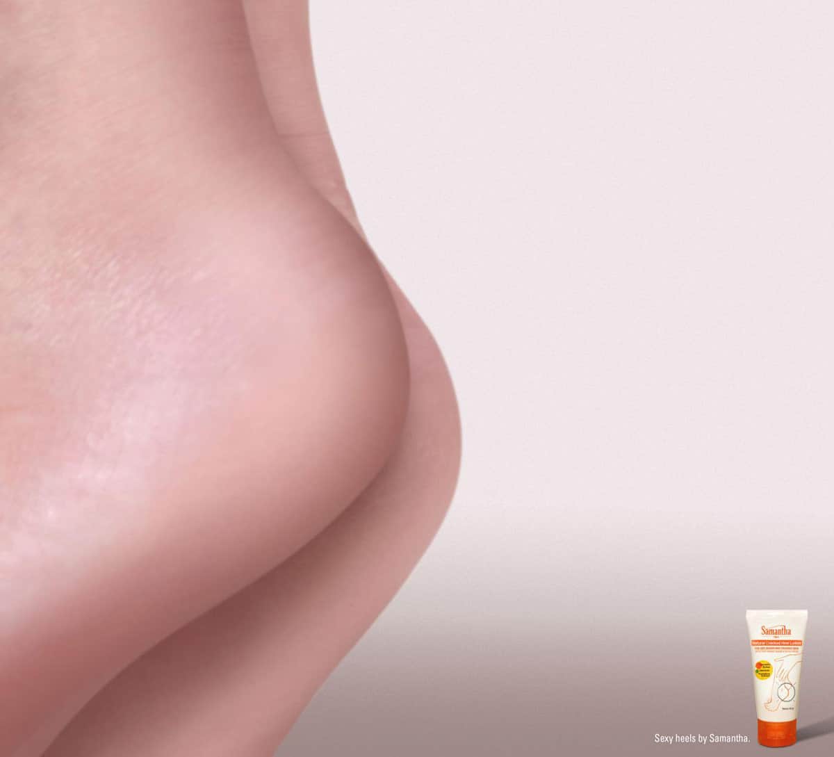 04. Iklan Komersial Lucu: Brand "Samantha Cracked Heel Lotion" - Design Erlistic