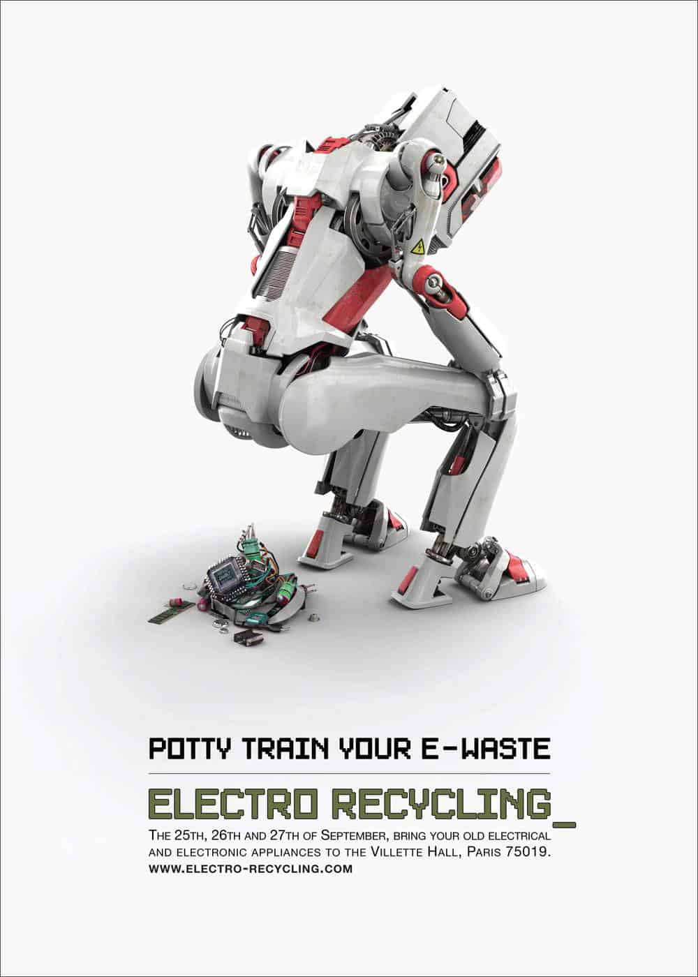 06. Iklan Media Cetak: Brand "Electro Recycling" - Design Erlistic