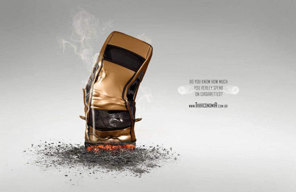 10. Iklan Anti Rokok Lucu: Brand "Tabaconomia" - Design Erlistic