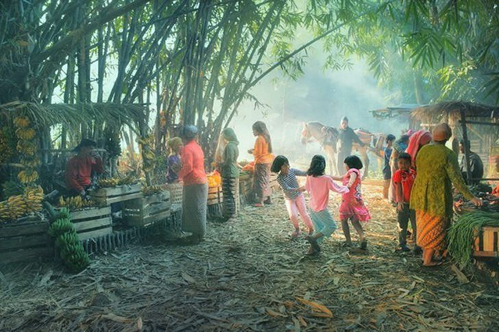 46. Foto Budaya Perkampungan - Karya Achmad Munasit / Asit - Design Erlistic