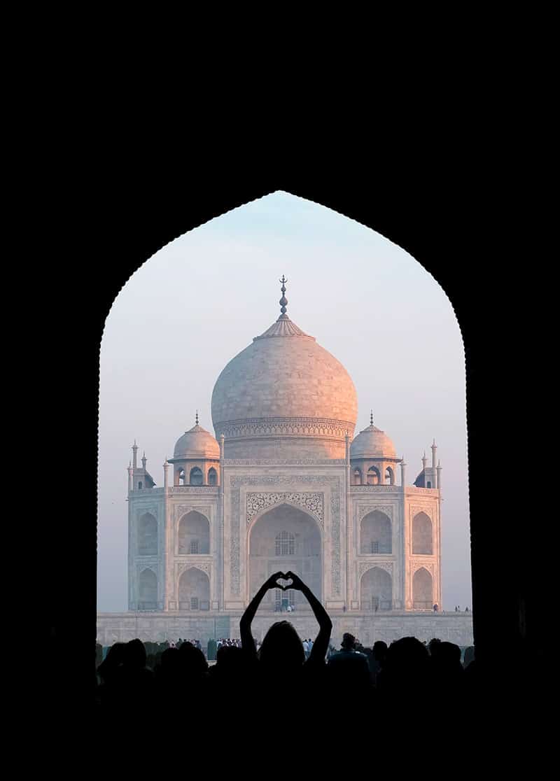 29. Gambar Keliling Dunia Kedaerah Taj Mahal, India - Design Erlistic